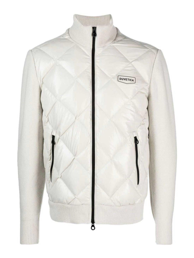 Duvetica Aprica Quilted Down Jacket In Light Beige