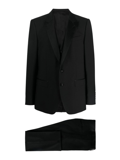 Dolce & Gabbana 3 Piece Suit In Black