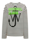 JW ANDERSON STRIPE PATTERN LOGO PRINT