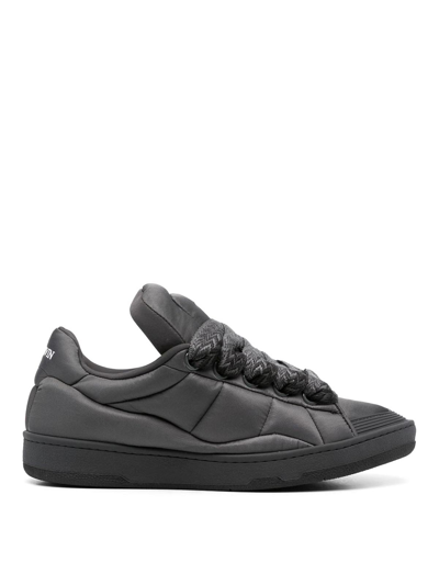 Lanvin Curb Xl Low Top Sneakers In Black