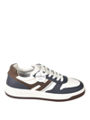 Hogan Two-tone Leather H630 Sneakers In White