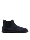 Tod's Chelsea Ankle Boots In Blue