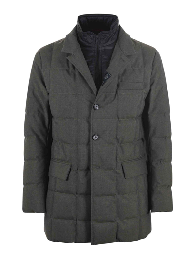 Fay Down Jacket In Green