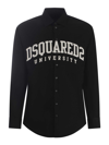 DSQUARED2 SHIRT DSQUARED2 UNIVERSITY IN COTTON