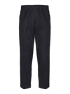 Jil Sander Tapered Trousers In Wool Gabardine In Blue
