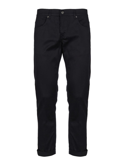 Dondup Alex Super Skinny Jeans In Stretch Denim In Black