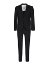 Dsquared2 Single-breasted Wool-blend Suit In Negro