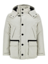 Fay Caban Piuma Kapuzenjacke In White