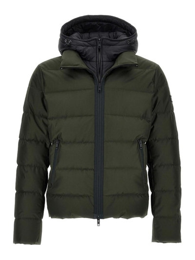 Fay Padded Jacket In Green