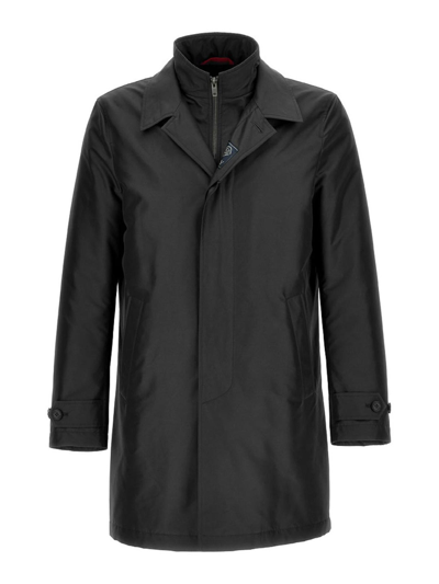 Fay Waterproof Coat In Black