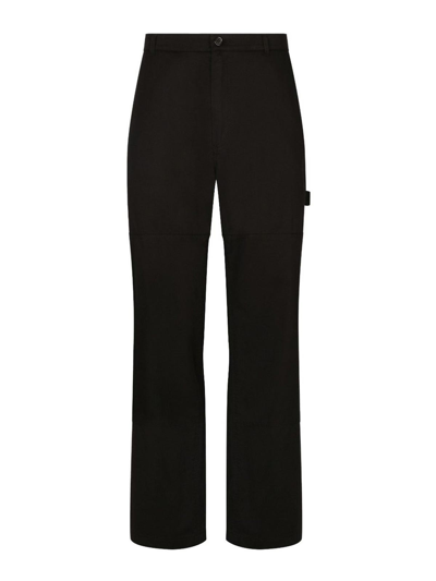 Dolce & Gabbana Trousers In Black