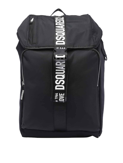 DSQUARED2 BOLSA BANDOLERA - NEGRO