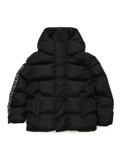 Dsquared2 Kids' Down Jacket In Black