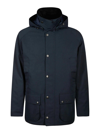 Barbour Winter Ashby Jacket In Dark Blue