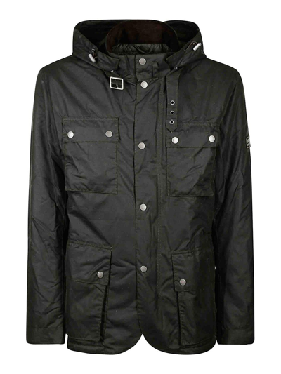 Barbour Waxed Jacket In Light Green