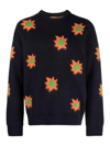 Zegna X The Elder Statesman Cashmere And Wool Sweater In Azul