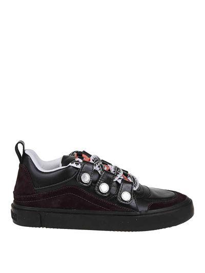 Marcelo Burlon County Of Milan Ticinella Lace-up Sneakers In Black