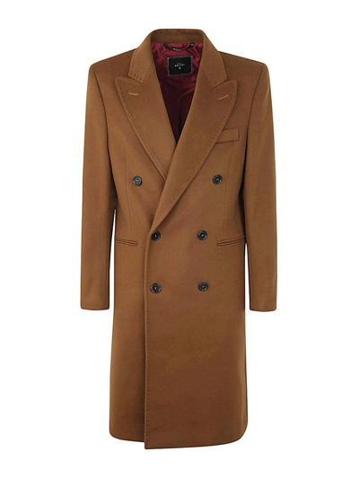 Sartoria Brizzi Double Breasted Coat Clothing In Brown