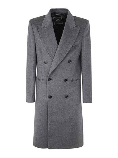 Sartoria Brizzi Double Breasted Coat Clothing In Grey