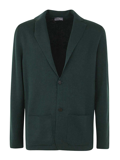 Drumohr Single Breasted Blazer Clothing In Green