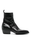 Premiata Men's Soldatino Side Zip Texan Boots In Negro