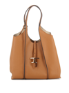 TOD'S HAMMERED LEATHER TOTE
