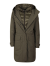 WOOLRICH LONG MILITARY 3IN1 - VERDE OSCURO