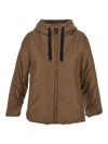 Max Mara The Cube Water-resistant Travel Jacket In Brown