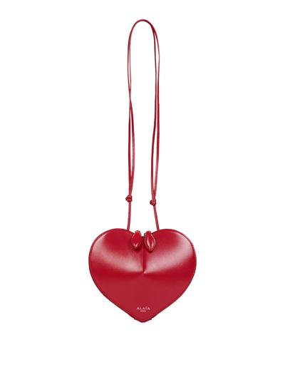 Alaïa Le Coeur Wallet In Red