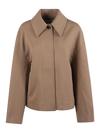 Studio Nicholson Drop-shoulder Long-sleeve Jacket In Beige