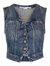 Stella Mccartney Jeansweste In Blue