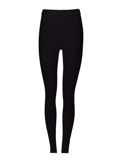 Ferragamo Woman Stretch Viscose Legging In Black