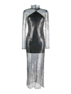 Taller Marmo Silver Sequin-embellished Maxi Dress In Silver
