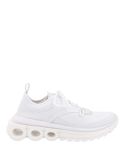 Ferragamo Nima Sneaker In Blanco