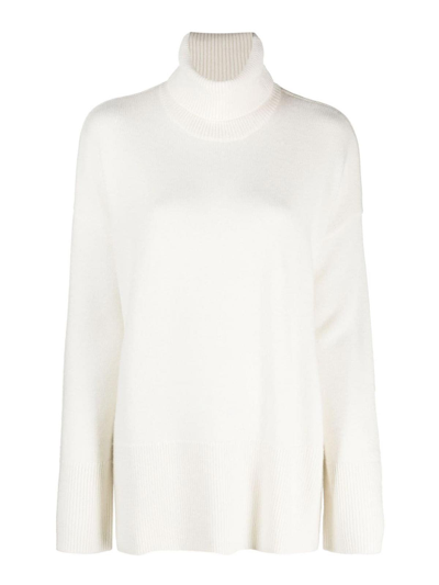P.a.r.o.s.h. Turtle-neck Sweater In White