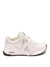 OFF-WHITE `RUNNER B` LEATHER SNEAKERS