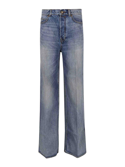 Zimmermann Luminosity Wide Straight Jeans In Azul