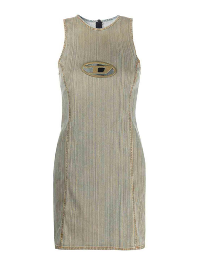 Diesel Dress In Light Wash