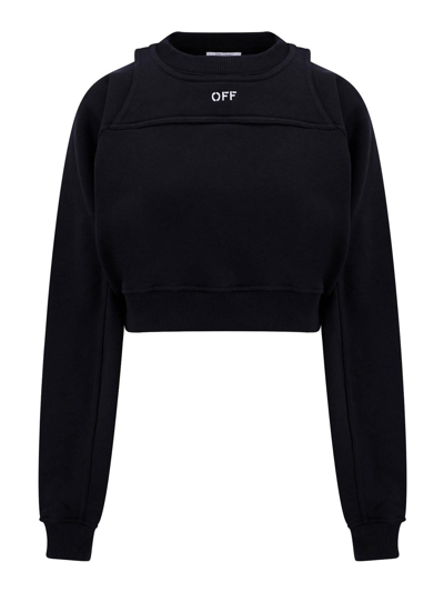 Off-white Sweatshirt In Black