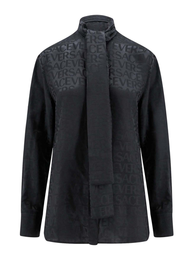 Versace Shirt In Black