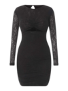 Philosophy Di Lorenzo Serafini Lace Dress With Cut-out Detail In Black