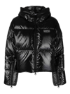 Duvetica Bellatrix Puffer Down Jacket In Black
