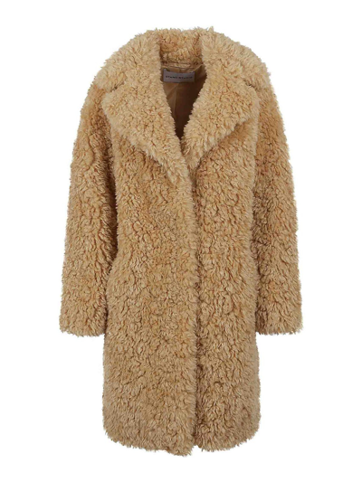 Stand Studio Camille Cocoon Coat In Camel