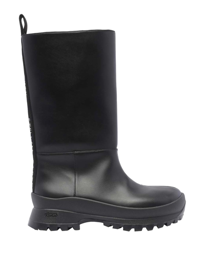 Stella Mccartney 50mm Trace Alter Faux Leather Boots In Negro