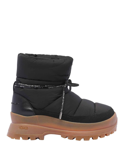 Stella Mccartney Padded Trace Boots In Negro