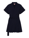 Kenzo Wool Dress In Dark Blue