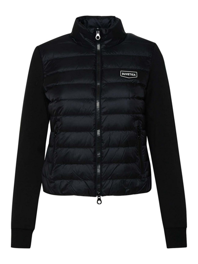 Duvetica Logo-patch Padded Jacket In Black