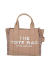 Marc Jacobs Mini Camel Jacquard Tote In Camel