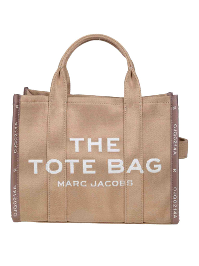 Marc Jacobs Medium Jacquard Tote In Camel