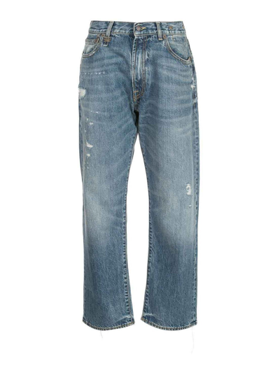 R13 Boyfriend Bain Jeans In Light Wash